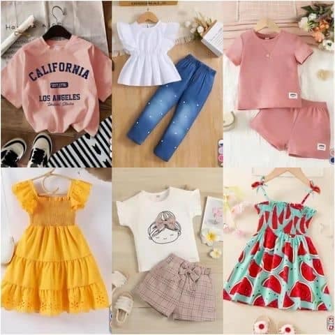 shein brand children summer clothes