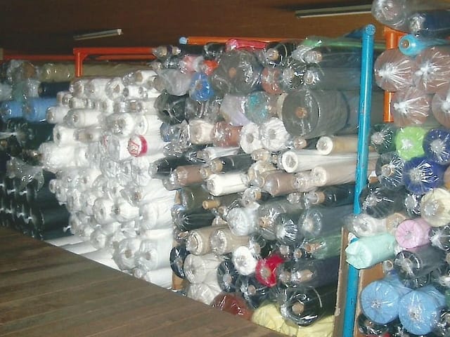 TEXTILES LEFT OVER ROLLS AND ACCESSORIES.