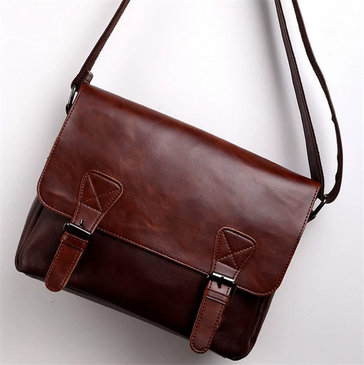 O1CN01g8Yw6F1iJaFlY5jC5_2212710944392 Leather Business Bag Laptop Briefcase PU Leather Fireproof. - Image 1