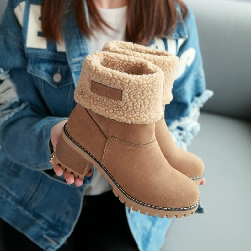 O1CN01IfLtZB1yKX4LuIfgQ_2216304796560 Womens Boots Female Winter Shoes Fur Snow Boots Warm Plush shoes. - Image 1