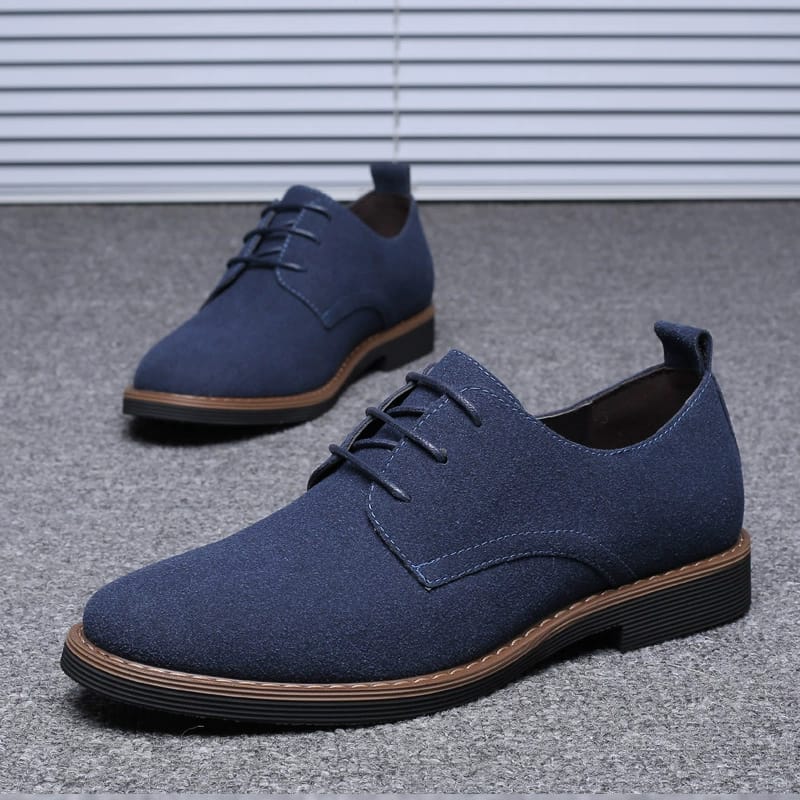 O1CN01QG3lbf1vP9yQLKnJ3_2949366164 Casual Shoes. Male Suede Oxford Leather Dress Shoes . - Image 1