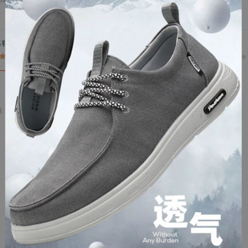 O1CN01WGubAA1kDICGM7WgV_3967204649 Flat Mens Sneakers. Canvas Shoes For Men. Sport Vintage Sneakers - Image 1