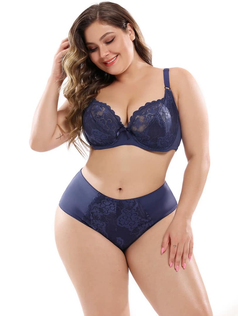 O1CN01LmUIIA1V30zexpHim_2209859322596 big Lady Bra Set Women E-Cup Plus Size Underwear Bras Bra Set - Image 1